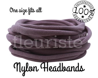 Gray Violet Nylon headbands wholesale, nylon headbands bulk, wholesale nylon, wholesale headbands, nylon headbands, nylon baby headbands