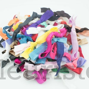 Grab Tasche Haarkrawatten, FOE Haarkrawatten, Haarkrawatten, Yoga Haarkrawatten, trendige FOE Haarkrawatten, geknotete Haarkrawatten, Preppy Haarkrawatten, keine Falten Haarkrawatten