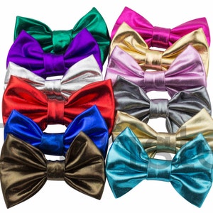 Shiny Bows, Large Bows, Sequin Bows, Hard Bows, diy Bows, DIY Hair Bows, Fabric Bows, Wholesale Bows, Diy Headband, 3 inch, Choose colors