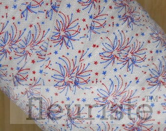 Fold Over Elastic, FOE, Foldover Elastic, Elastic By Yard, 5/8 Elastic, Fireworks Elastic, Printed Elastic, 4th of July Elastic, FOE