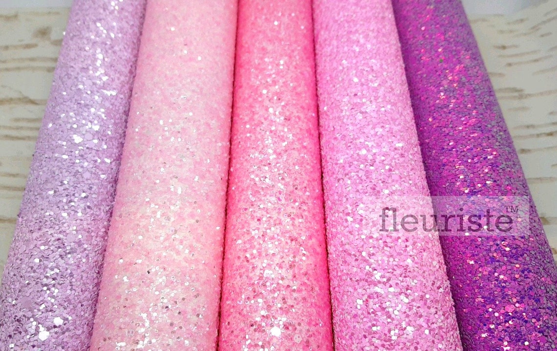 Chunky Glitter Vinyl Craft Sheet for Sewing Embroidery &amp; - Etsy