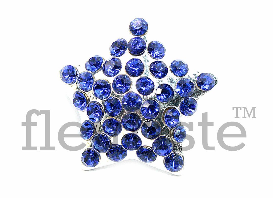 American Stars Rhinestone Button - 4th of July Rhinestone - Flatback ...