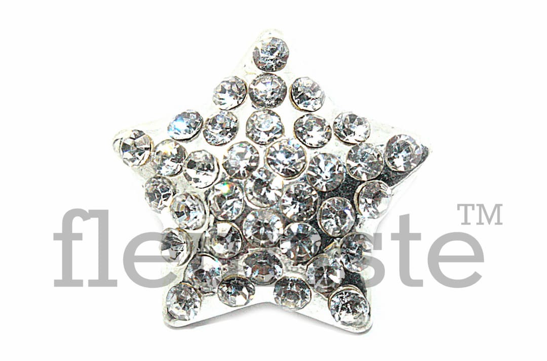 American Stars Rhinestone Button - 4th of July Rhinestone - Flatback ...