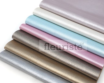 Shimmer Full Sheet Faux Leather Sheets 8"x12" Cricut Bow Supplies, Synthetic Leather Sheets, Fabric Leather, Faux Leathers, Earring Supplies