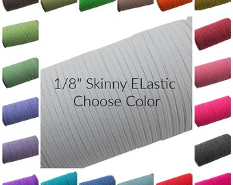 USA Verkäufer, 3 mm Skinny Elastisch, 1/8" Elastisch, Elastisch 1 8 Zoll, 3mm Elastisch, Elastisch, Gesichtsmaske Elastisch, dehnbare, 3mm Maske machen weich