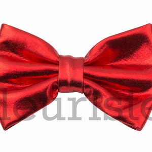 RED Shiny Bows, Large Bows, Sparkly Bows, Hard Bows, diy Bows, DIY Hair Bows, Fabric Bows, Wholesale Bows, Diy Headband, 5 inch bows