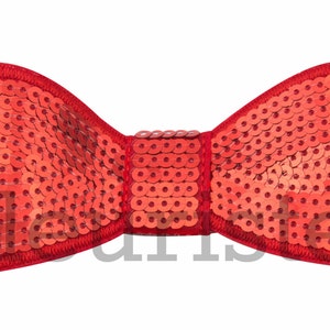 RED 5 inch Sequin Bows, Mini Sequin Bows, Mini Bows, Sparkly Bows, Fabric Bows, DIY Bows, Soft Bows, Wholesale Bows, Diy Headband