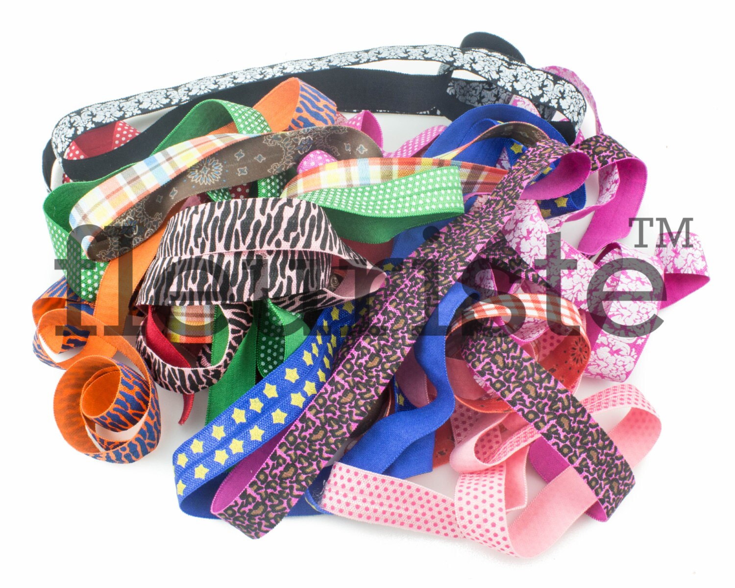 Wide Elastic Ribbon Band Fold Over Elastic Stretch Foldover Elastics Trim  Sewing Ribbon for Hair Ties Headbands Hair Bows DIY Craft (Black 5/8 Inch x  25 Yard) Black 5/8 Inch x 25 Yard