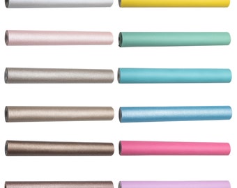 12 Colors Full Sheet Faux Leather Sheets, 8"x13" Cricut Bow Supplies, Synthetic Leather Sheets Fabric Leathers, Earring Supplies, DIY, A5 A4