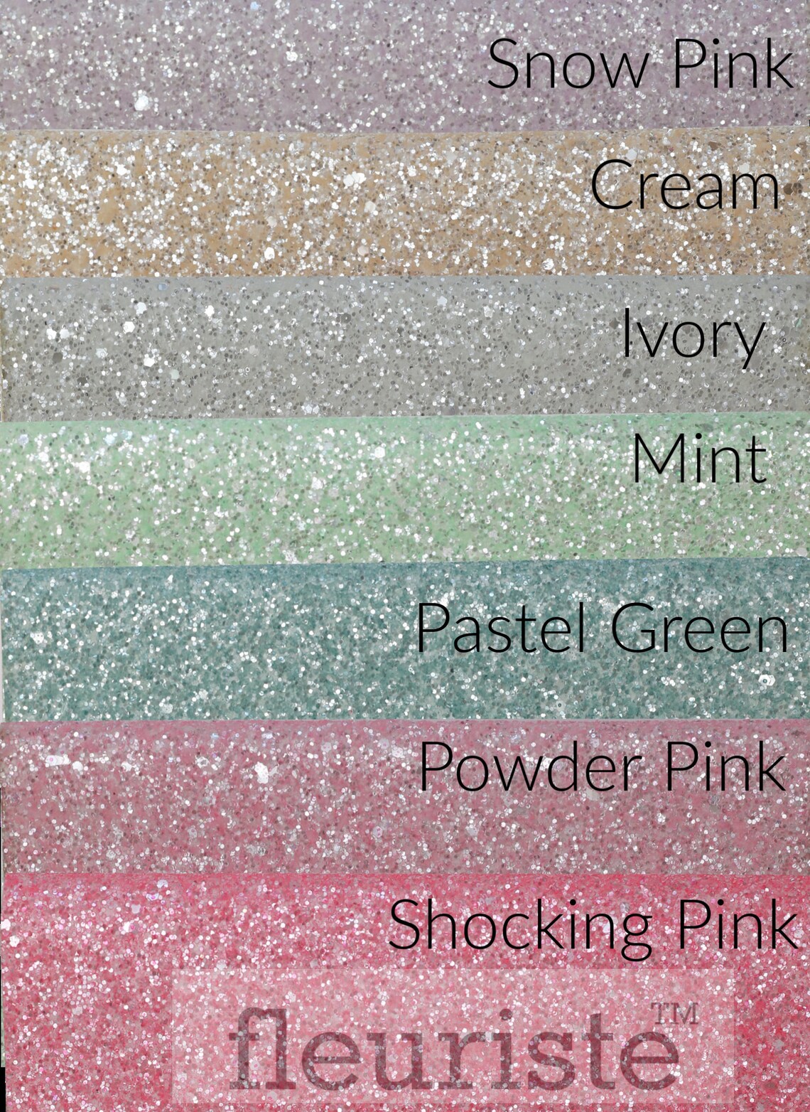 Chunky Glitter Vinyl Craft Sheet for Sewing Embroidery &amp; - Etsy