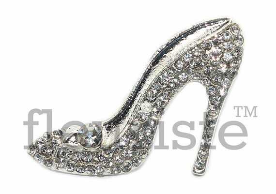 Princess Slipper 29 by 20 Mm Rhinestone Slipper Shoe | Etsy