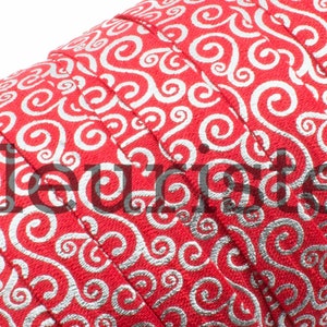 Fold Over Elastic, FOE, Foldover Elastic, Elastic By Yard, 5/8 Elastic, Elastic, Printed Elastic, Wholesale Elastic,Red Swirl Elastic