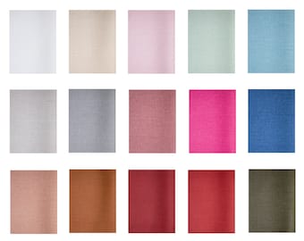 15 Colors Full Sheet Faux Leather Sheets, 8"x13" Cricut Bow Supplies, Synthetic Leather Sheets Fabric Leathers, Earring Supplies, DIY, A5 A4
