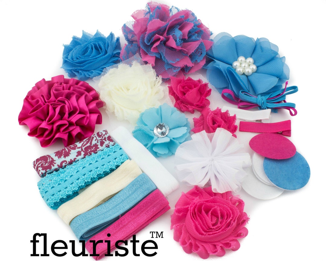 DIY Headband Kit Headband Making Kit Baby Shower Kit Etsy