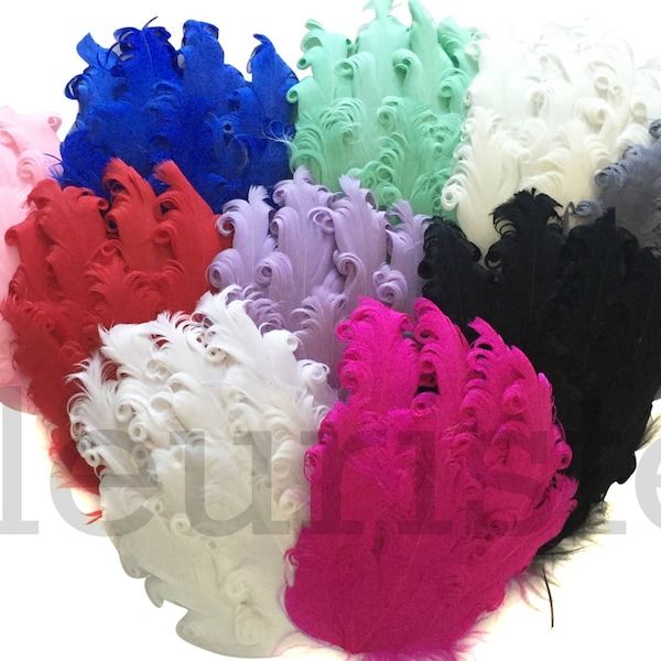 Nagorie Feather Pads, Nagorie Pads, Feather Puffs, Marabou Feathers, Curly Feathers, Feather BOA , Wholesale feather puffs, Choose Colors