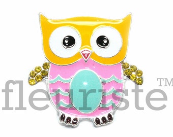 Rhinestone Button, Owl Rhinestone, Clear Rhinestone,  Pearl Rhinestone, Large Rhinestone, Embellishment, Birthday Wholesale, Flower Center