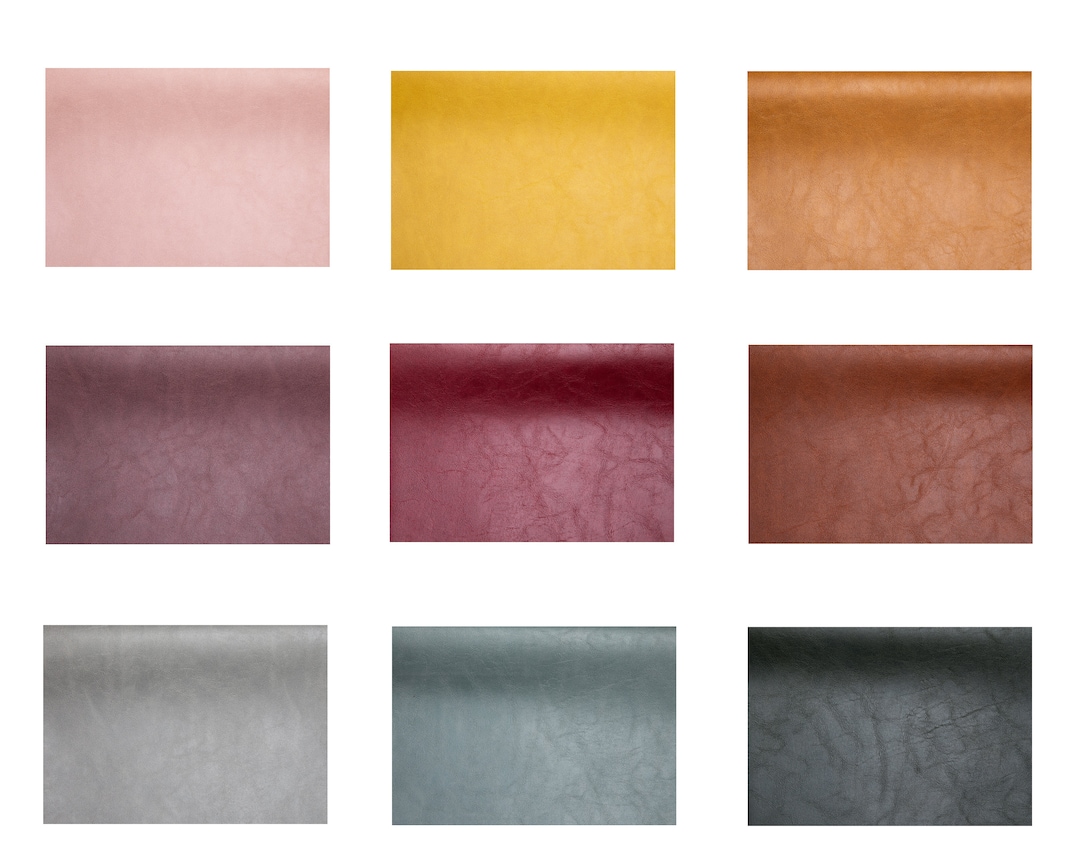 9 Colors Full Sheet Faux Leather Sheets, 8"x13" Cricut Bow Supplies ...