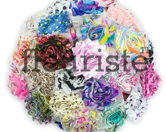 Grab Bag Shabby Flowers, Shabby Flower, Shabby wholesale, Shabby Trim, Chiffon flower, Shabby Chic, Shabby Grab Bag, Shabby Rose, Grab a bag