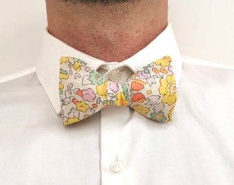 Liberty betsy yellow sunshine bow tie