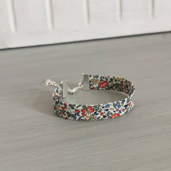 Bracelet en tissu liberty