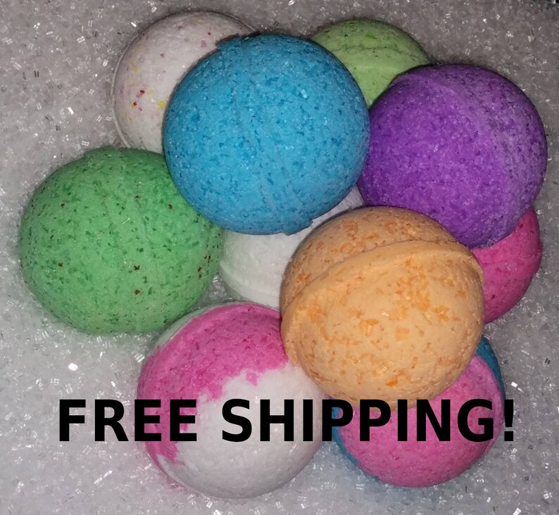 80 5.5 Oz Bath Bomb Lot Wholesale Bath Bombs Assorted Bath Etsy
