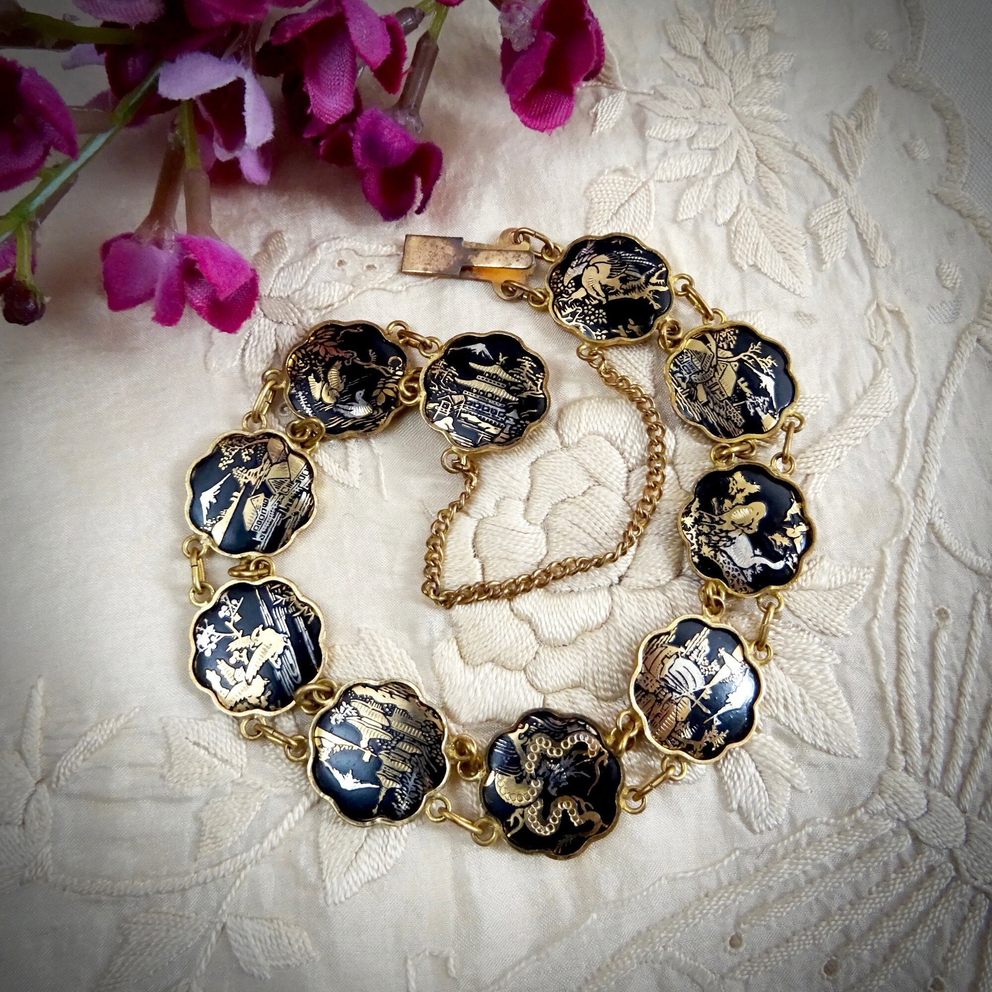 gold vintage japanese jewelry