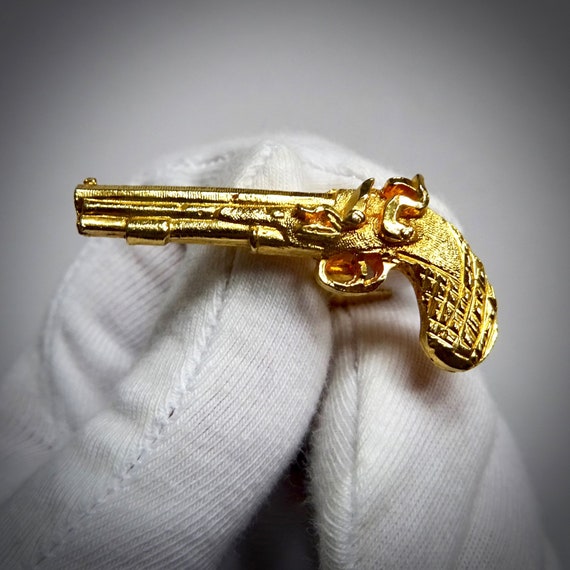 Vintage Kigu Pistol Cuff Links, Gun Cufflinks, Re… - image 3