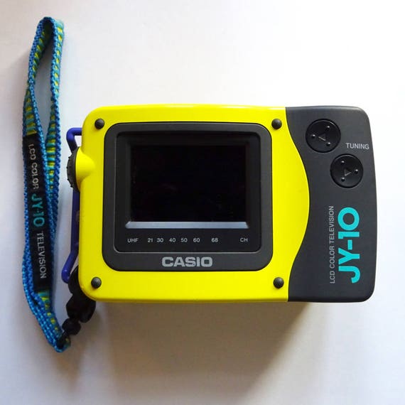 Rare Casio JY-10 Portable LCD Television, Handheld TV, Gadget