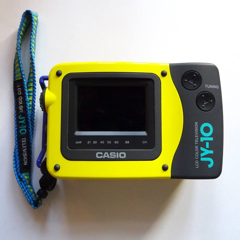 Rare Casio JY-10 Portable LCD Television, Handheld TV, Gadget