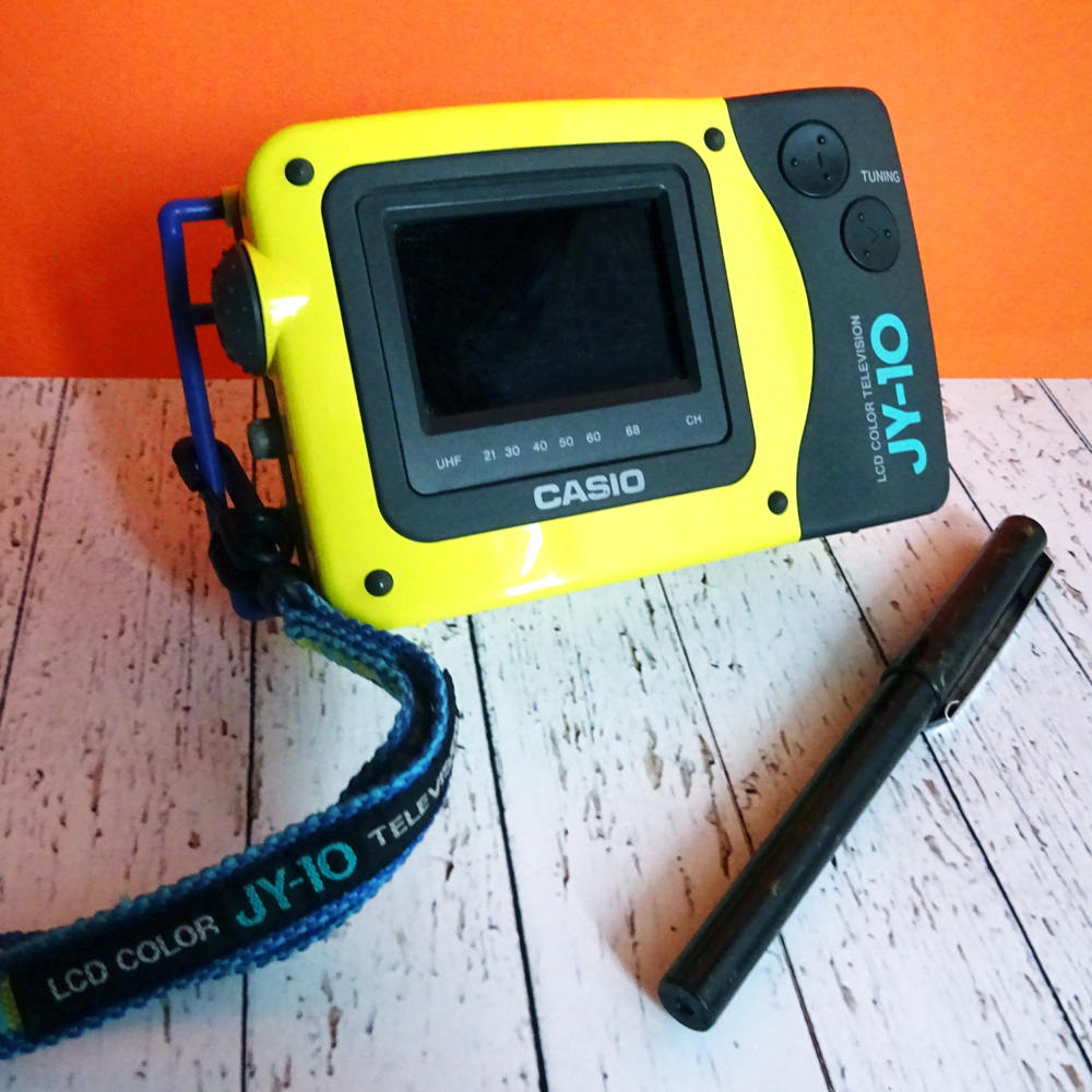Rare Casio JY-10 Portable LCD Television, Handheld TV, Gadget