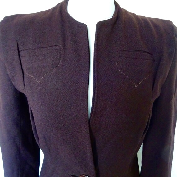 Original 40s Fitted Jacket with Shoulder Pads, Vin