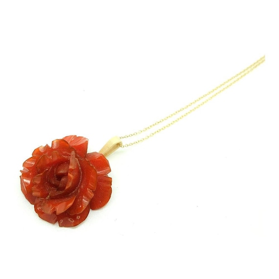 Vintage 1930's Bakelite Necklace | Flower Necklace