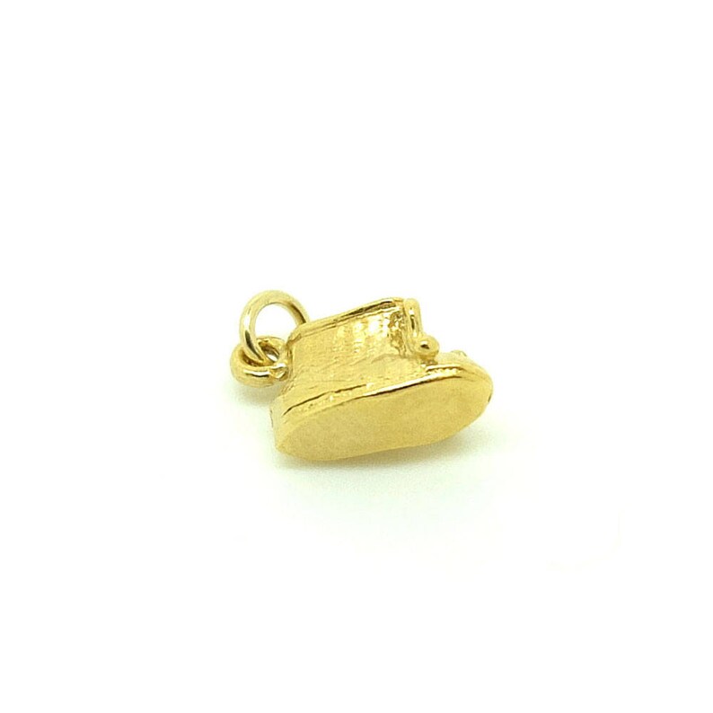 Shoe Charm 1960s Baby Boot Charm Necklace Vintage Charms Gold Plated Charm Necklace Gift for Mothers Vintage Gold Baby Charm