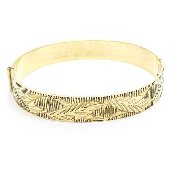 Vintage 1960s 9ct Rolled Gold Bangle Bracelet - Etsy UK