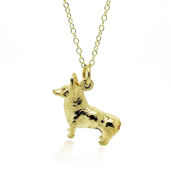Vintage Dog Charm | 1970s Gold Charm | 9ct Gold Ve