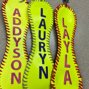Softball Bag Tag| Girls Tag