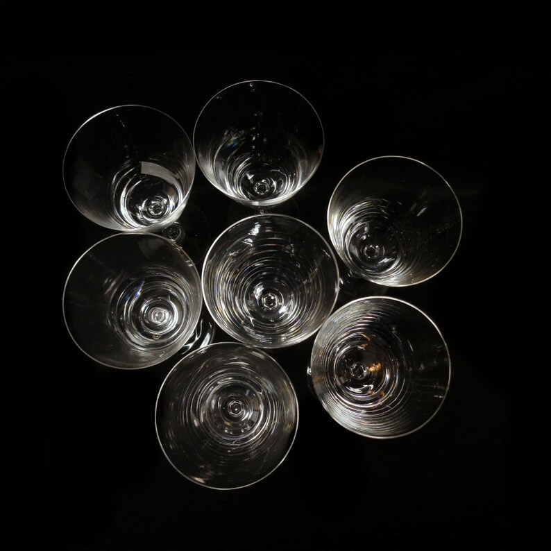 Vintage Noritake Crystal Stemware Wein/Wassergläser 7er Set Etsy