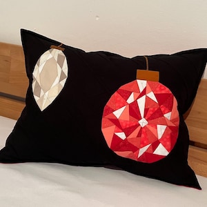 Christmas Diamonds Pillow FPP Pattern