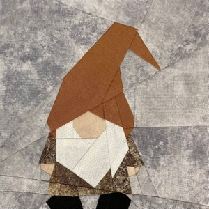 Gnome Foundation Paper Piecing Pattern