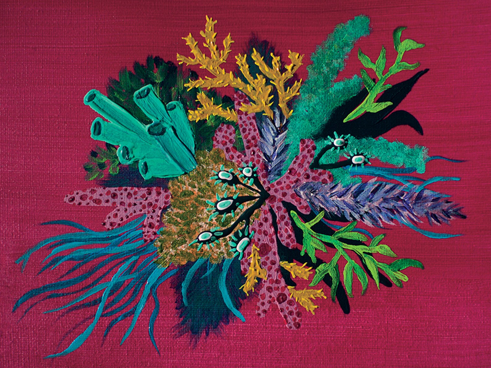 Under The Sea Coral Reef Coastal Art Beach Wall Decor Etsy de