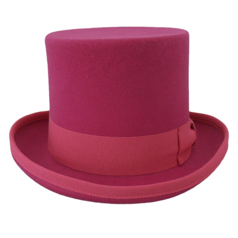 Melegari wool felt Top Hat handmade