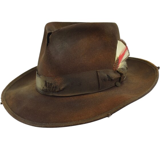 Fedora Johnny Depp Hat Dusty Brown Etsy