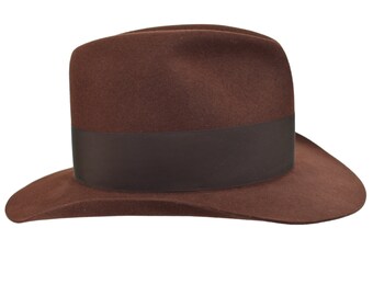 Melegari Fedora Raider Replica Hat Handmade Sergio Anzani Hatmaker