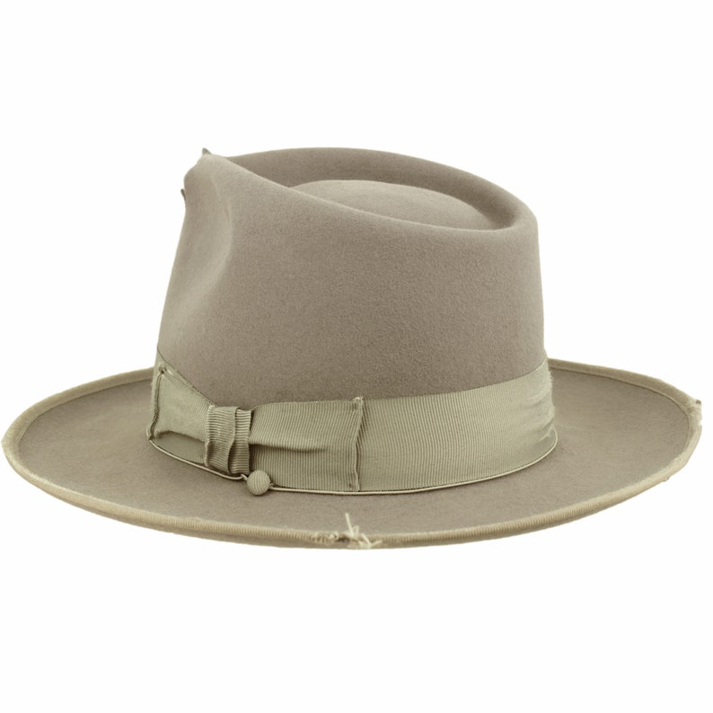 Fedora Johnny Depp Top Quality Hat Antiqued Handmade Hatmaker Etsy