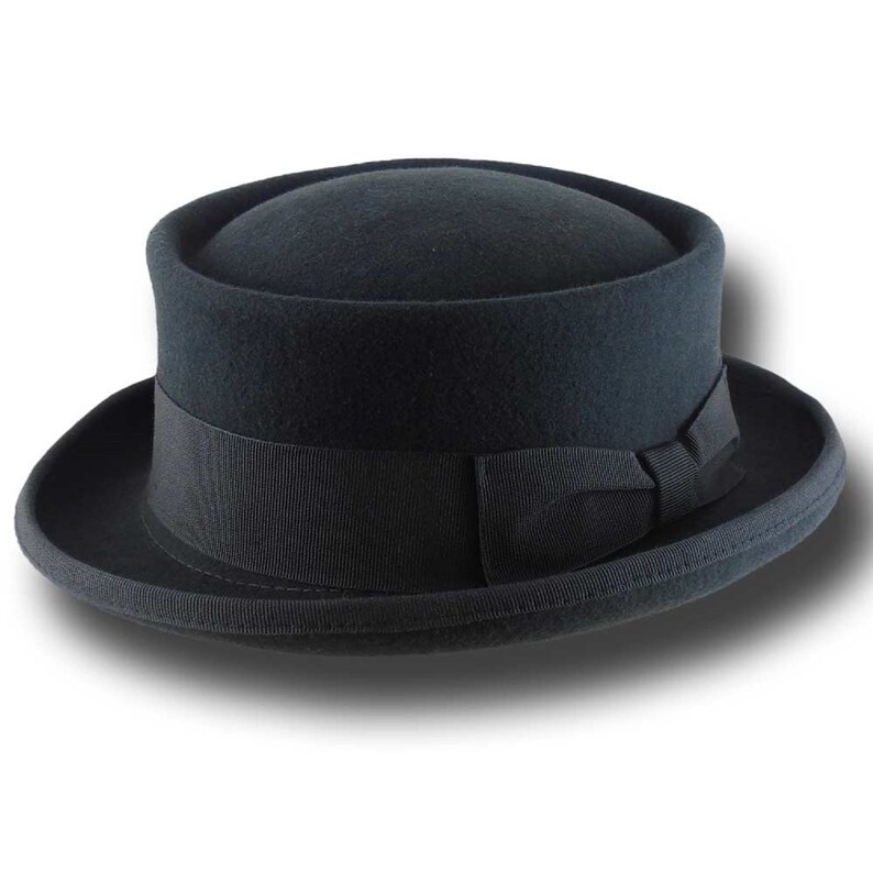 Melegari Porkpie Kurled fur felt Hat