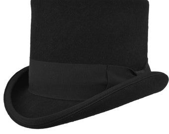 Melegari wool felt Western Top Hat handmade Sergio Anzani Hatmaker