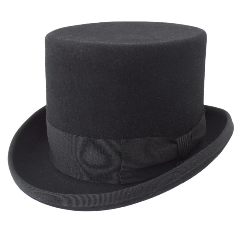 Melegari wool felt Top Hat handmade