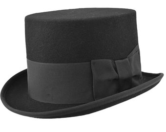 Melegari Stovepipe Wool top Hat