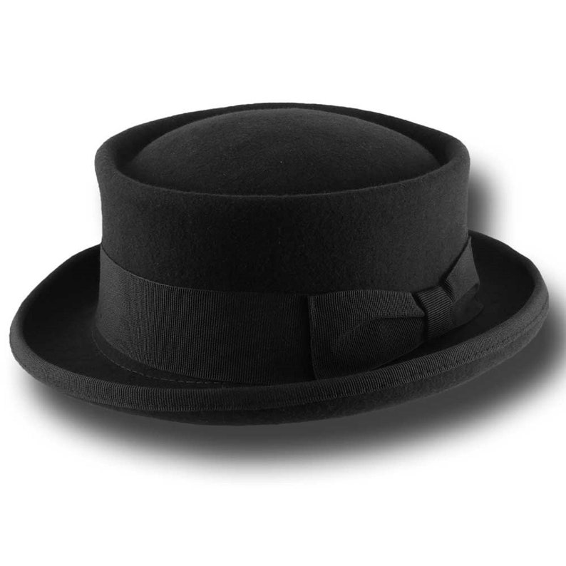 Melegari Porkpie Kurled fur felt Hat