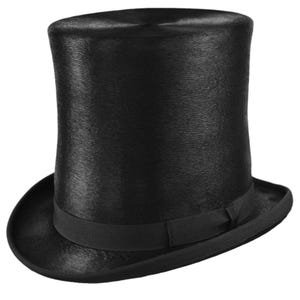 Melousine Top Hat Green 19 cm high handmade Sergio Anzani Hatmaker